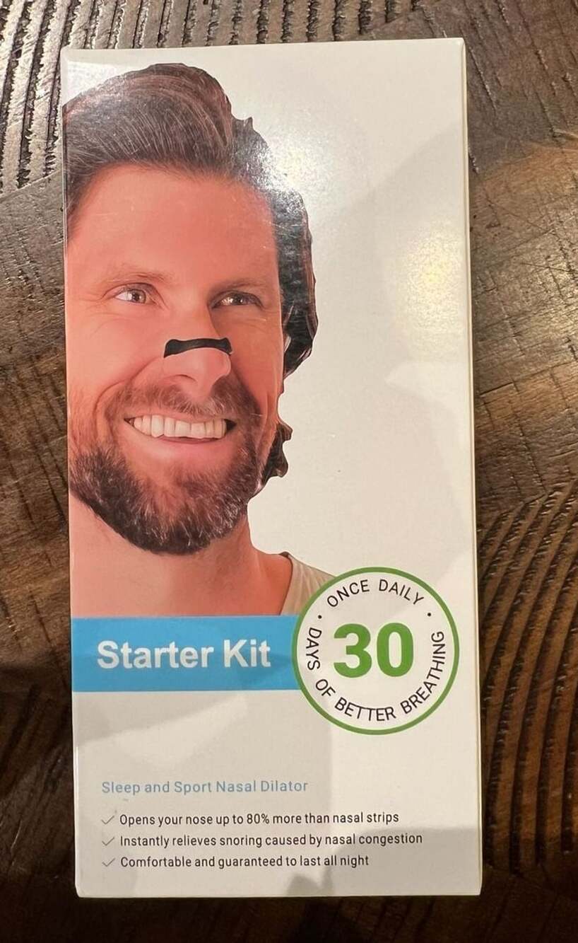 Intake Breathing Nasal Strip Starter Kit Sleep and Sport Nasal Dilator